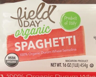 100% Organic Spaghetti